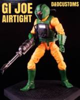 GI JOE AIRTIGHT 6" 1:12th Scale (G.I. Joe) Custom Action Figure [CUSTOM GI JOE MARVEL LEGENDS BLACK SERIES STYLE 6]