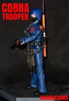 COBRA BLACK mask red logo FEMALE TROOPER 6" 1:12TH SCALE (G.I. Joe) Custom Action Figure [CUSTOM GI JOE COBRA TROOPER STYLE 6]