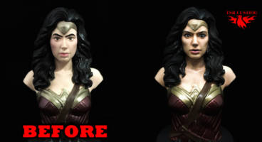 Gal Gadot as Wonder Woman (Bust) (Wonder Woman) Custom Statue / Bust