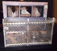 Joker Warehouse Hideout Diorama (Batman - New Animated Series) Custom Diorama / Playset