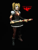Arkham Knight Harley Quinn (Batman) Custom Action Figure