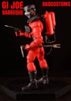 GI JOE Barbeque 6" 1:12TH SCALE (G.I. Joe) Custom Action Figure [CUSTOM GI JOE BARBEQUE FIREFIGHTER STYLE 6]