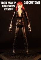 Iron Man 2 Black Widow avenger 6.5" (Iron Man 2) Custom Action Figure [CUSTOM MARVEL SELECT IRON MAN 2 VERSION BLACK WIDOW 6.5"]