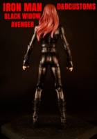 Iron Man 1 Black Widow avenger 6.5" (Iron Man) Custom Action Figure [CUSTOM MARVEL SELECT IRON MAN 1 VERSION BLACK WIDOW 6.5"]