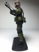 MGS: Snake Eater, Naked Snake 3.75 scale (Metal Gear Solid) Custom Action Figure [Side view]