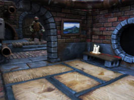 Secret Sewer Lair III: Dojo (Teenage Mutant Ninja Turtles) Custom Diorama / Playset