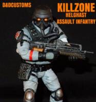 KILLZONE HELGHAST ASSAULT INFANTRY 6 Inch 1:12 Scale (Killzone) Custom Action Figure