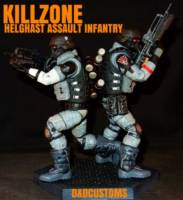 KILLZONE HELGHAST ASSAULT INFANTRY 6 Inch 1:12 Scale (Killzone) Custom Action Figure [CUSTOM HELGHAST ASSAULT INFANTRY 6" INCH 1:12TH SCALE CUSTOM ACTION FIGURE MARVEL LEGENDS STYLE]