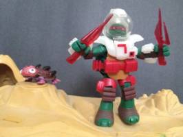 TMNT Chompy Picasso (Teenage Mutant Ninja Turtles) Custom Miniature / Figurine