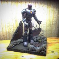 Marvel legends warzone debris display (Marvel Legends) Custom Diorama / Playset