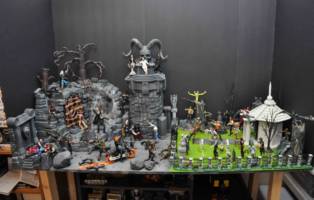 Blade and the Nightstalkers (Marvel Universe) Custom Diorama / Playset