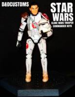 STAR WARS ORDER 66 Commander Neyo 6" (Star Wars) Custom Action Figure [CUSTOM STAR WARS BLACK SERIES 6" 1:12TH SCALE CLONE WARS TROOPER COMMMANDER NEYO]