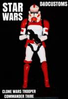 STAR WARS ORDER 66 Commander Thire 6" (Star Wars) Custom Action Figure [CUSTOM STAR WARS BLACK SERIES 6" 1:12TH SCALE CLONE WARS TROOPER COMMMANDER THIRE]