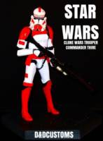 STAR WARS ORDER 66 Commander Thire 6" (Star Wars) Custom Action Figure [CUSTOM STAR WARS BLACK SERIES 6" 1:12TH SCALE CLONE WARS TROOPER COMMMANDER THIRE]