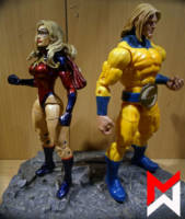 Dark Avengers Ms.Marvel (Marvel Legends) Custom Action Figure