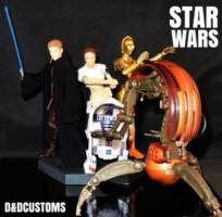 STAR WARS Padawan Anakin Skywalker 6" (Star Wars Clone Wars) Custom Action Figure [CUSTOM STAR WARS BLACK SERIES 6]