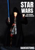 STAR WARS Padawan Anakin Skywalker 6" (Star Wars Clone Wars) Custom Action Figure [CUSTOM STAR WARS BLACK SERIES 6]