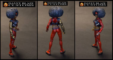 Misty Knight : Heroes For Hire (Marvel) Custom Action Figure [Misty Knight Custom Action Figure by Davey Blaze Customs]