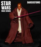 STAR WARS Jedi Master Mace Windu 3.0  6" (Star Wars Clone Wars) Custom Action Figure [CUSTOM STAR WARS BLACK SERIES 6" 1:12TH SCALE JEDI KNIGHT MASTER COUNCIL MEMBER MACE WINDU]