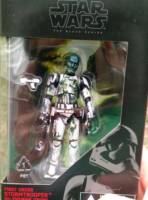 GLOWING First Order Stormtrooper (Star Wars) Custom Action Figure [Frontal Packaged Shot V2]