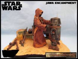 Jawa Encampment (Star Wars) Custom Diorama / Playset