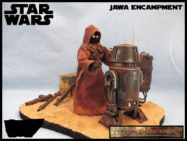 Jawa Encampment (Star Wars) Custom Diorama / Playset