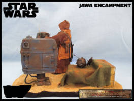 Jawa Encampment (Star Wars) Custom Diorama / Playset