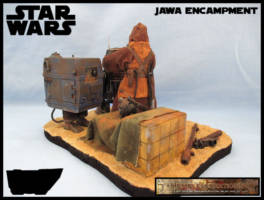 Jawa Encampment (Star Wars) Custom Diorama / Playset