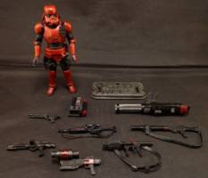 Crimson Imperial Commando (Star Wars) Custom Action Figure