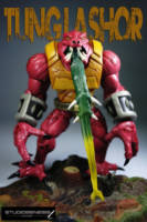 TUNG LASHOR evil tounge shooting snake men creature (Masters of the Universe) Custom Action Figure
