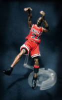 Michael Jordan " The Last Shot " 1998 Final (NBA) Custom Action Figure [MJ Favorite Fadeaway Jumpshooter]