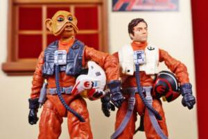 Nien Numb (full x-wing suit Black series fully articulated) (Star Wars) Custom Action Figure