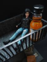 Jessica Jones (Defenders) Custom Action Figure [Some days, a regular-sized bottle of booze just won't do.]