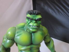 Hulk (High Contrast/Head Swapper) (Marvel Legends) Custom Action Figure