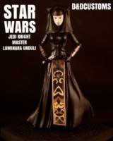 STAR WARS JEDI knight master LUMINARA UNDULI 6" (Star Wars Clone Wars) Custom Action Figure [CUSTOM STAR WARS BLACK SERIES 6]