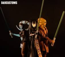 STAR WARS JEDI knight master LUMINARA UNDULI 6" (Star Wars Clone Wars) Custom Action Figure [CUSTOM STAR WARS BLACK SERIES 6]