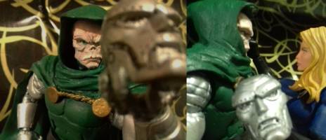 Doctor Doom (with extra unmasked head) (Marvel Legends) Custom Action Figure