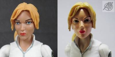 Secret Avengers Moonknight and Agent 13 (Sharon Carter) (Marvel Legends) Custom Action Figure