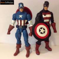 Captain America (classic) (Marvel Legends) Custom Action Figure [obligatory Cap/Agent side by side pic]