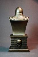 Custom Sculpted SCORPION Mortal Kombat X inspired Faux Bronze Bust (Mortal Kombat) Custom Statue / Bust