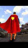 Christopher Reeve EVIL Superman w/ Wired Cape (Superman) Custom Action Figure