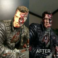 T3 T-800(Repaint) (Terminator) Custom Action Figure