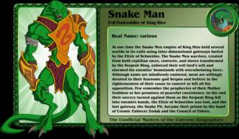 Snake Men  Evil Foot soldier of King Hiss!!!!! (Masters of the Universe) Custom Action Figure