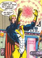 ENERGY BOY Sharles Gluck of Ventura Legion of Super-Heroes (DC Universe) Custom Action Figure
