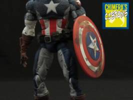 Ultimate Captain America (Marvel Legends) Custom Action Figure [Ultimate Captain America by Chimeras Customs]