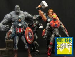 Ultimate Captain America (Marvel Legends) Custom Action Figure [Ultimate Captain America by Chimeras Customs]