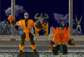 Super Hero Masher Scorpion (Mortal Kombat) Custom Action Figure