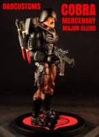 COBRA Mercenary Major Bludd 6" 1:12TH SCALE (G.I. Joe) Custom Action Figure [CUSTOM GI JOE COBRA Mercenary Major Bludd 6" INCH 1:12th SCALE ACTION FIGURE BLACK SERIES MARVEL LEGENDS style]