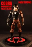 COBRA Mercenary Major Bludd 6" 1:12TH SCALE (G.I. Joe) Custom Action Figure [CUSTOM GI JOE COBRA Mercenary Major Bludd 6" INCH 1:12th SCALE ACTION FIGURE BLACK SERIES MARVEL LEGENDS style]