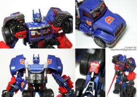 OPTIMUS DUO G2 Prime Battle Tanker Armor (Transformers) Custom Action Figure [Optimus Duo]